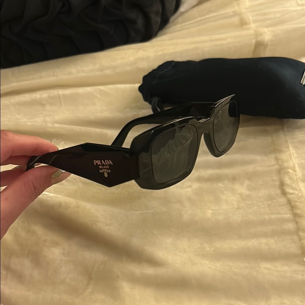 Prada Black Sunglasses PR 17WS